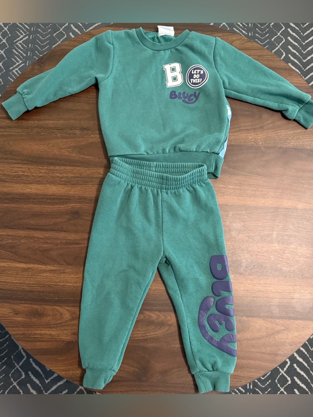Baby boy bluey sweatshirt and pants set